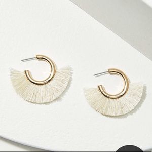 Fringe Hoop Earrings